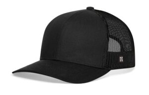 haka trucker hat for men & women, blank mesh snapback adjustable baseball cap (black)