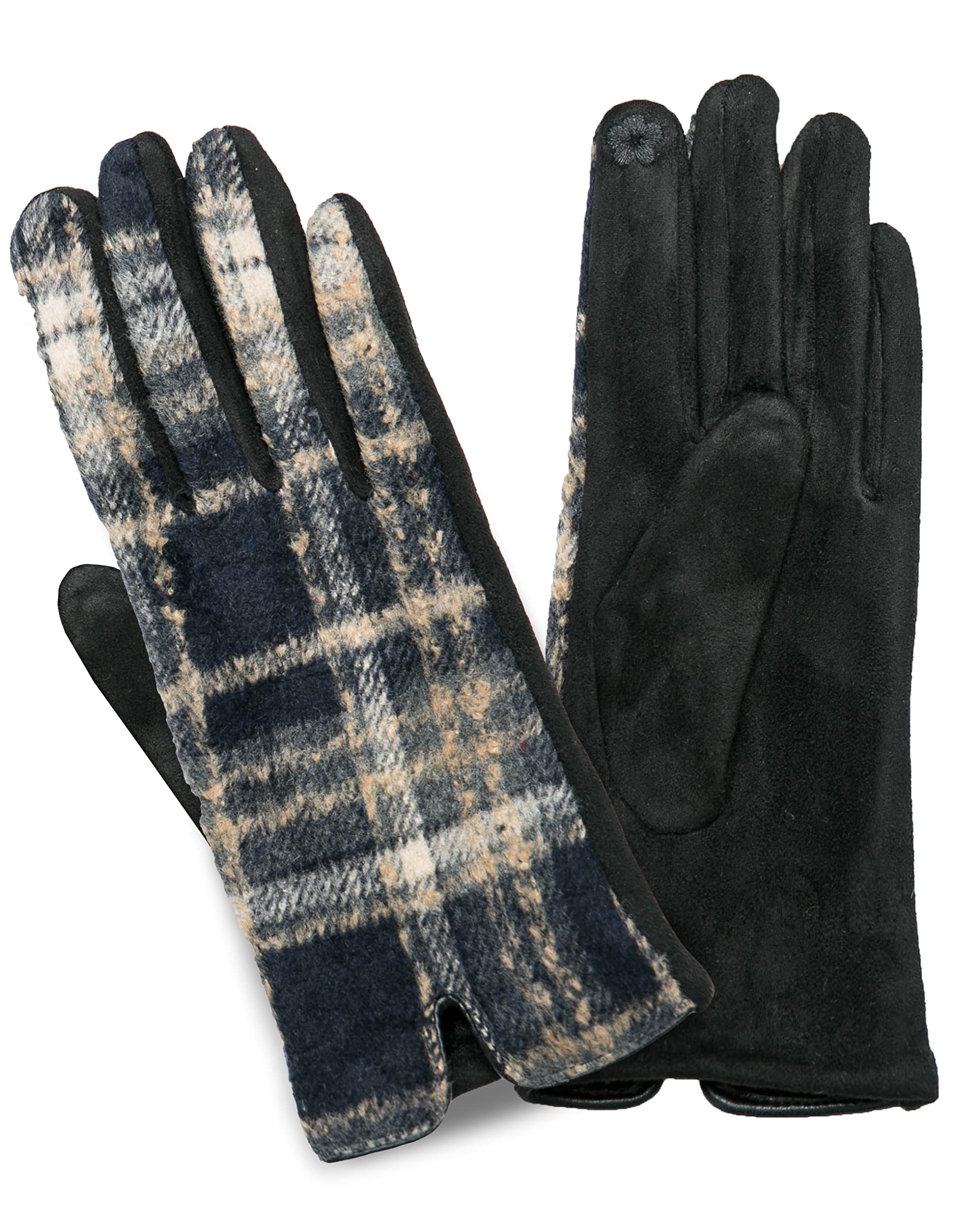 Top It Off Winter Gloves For Women - Featured on Favorite Things - Touch Screen Fingers - Stylish, Warm, Cold Weather Gloves - Gifts For Women