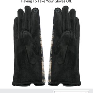 Top It Off Winter Gloves For Women - Featured on Favorite Things - Touch Screen Fingers - Stylish, Warm, Cold Weather Gloves - Gifts For Women