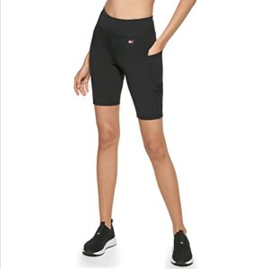 Tommy Hilfiger Sport Womens Sport Bike Short,Black,Medium