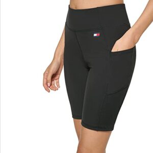 Tommy Hilfiger Sport Womens Sport Bike Short,Black,Medium