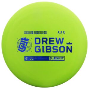 ev-7 limited edition 2021 tour series drew gibson og firm phi putter golf disc - 170-175g - colors will vary