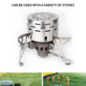 Far Infrared Heating Cover Portable Outdoor Stove Far Infrared Heating Cover for Camping Climbing Winter Fishing Stove Tools Gas Burner Accessories