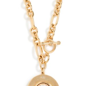 Brinker & Eliza Women's Saturn Necklace, Gold, One Size