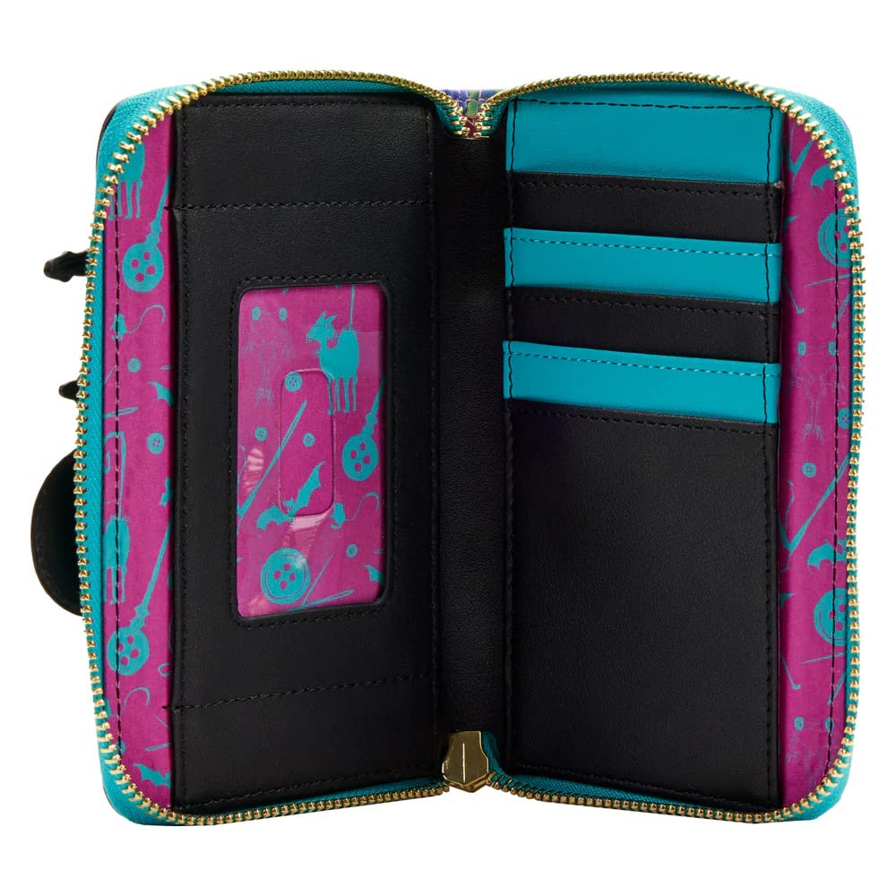 Loungefly Laika Coraline Glow-in-the-Dark House Zip Around Wallet