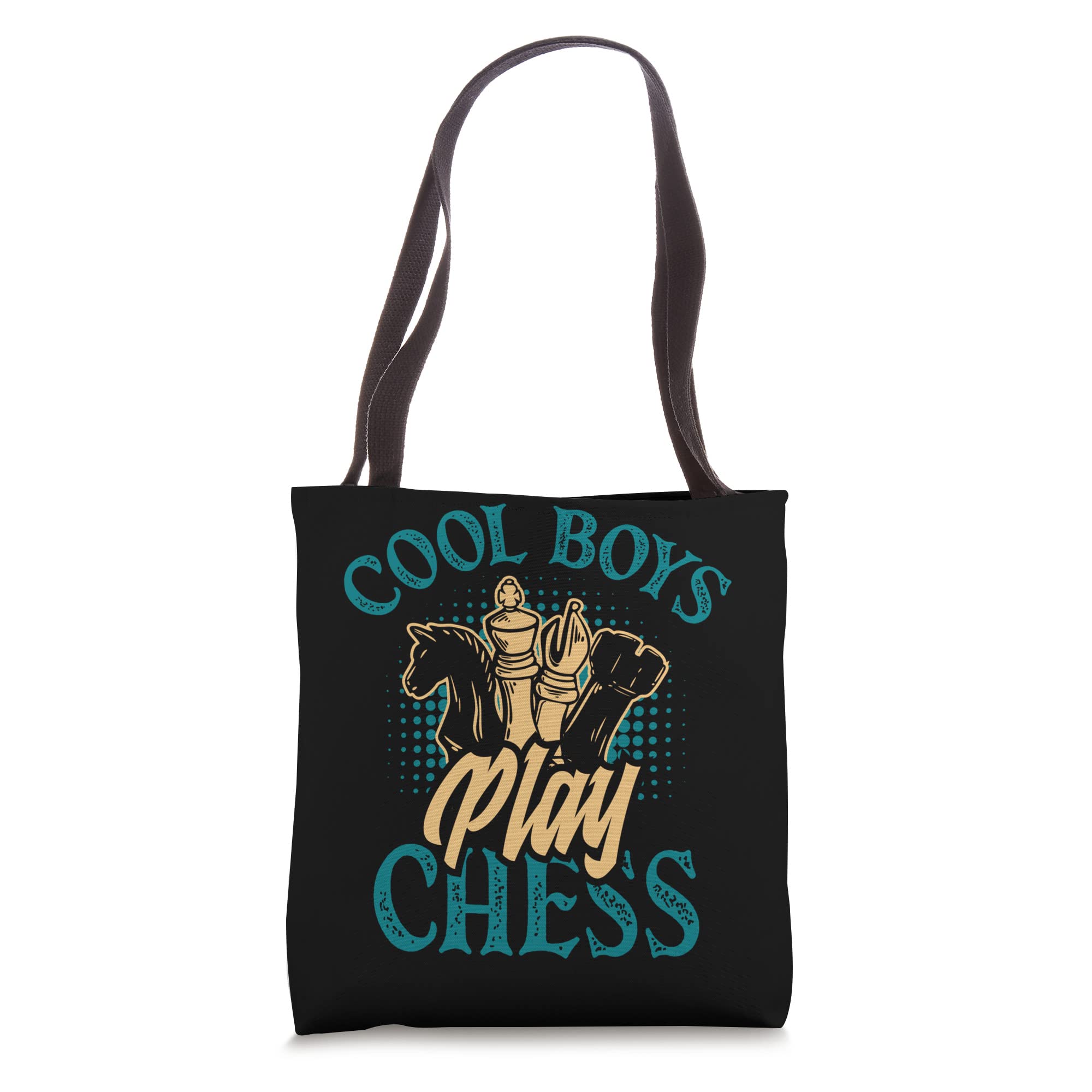 Cool Boys Play Chess Funny Chess Tote Bag