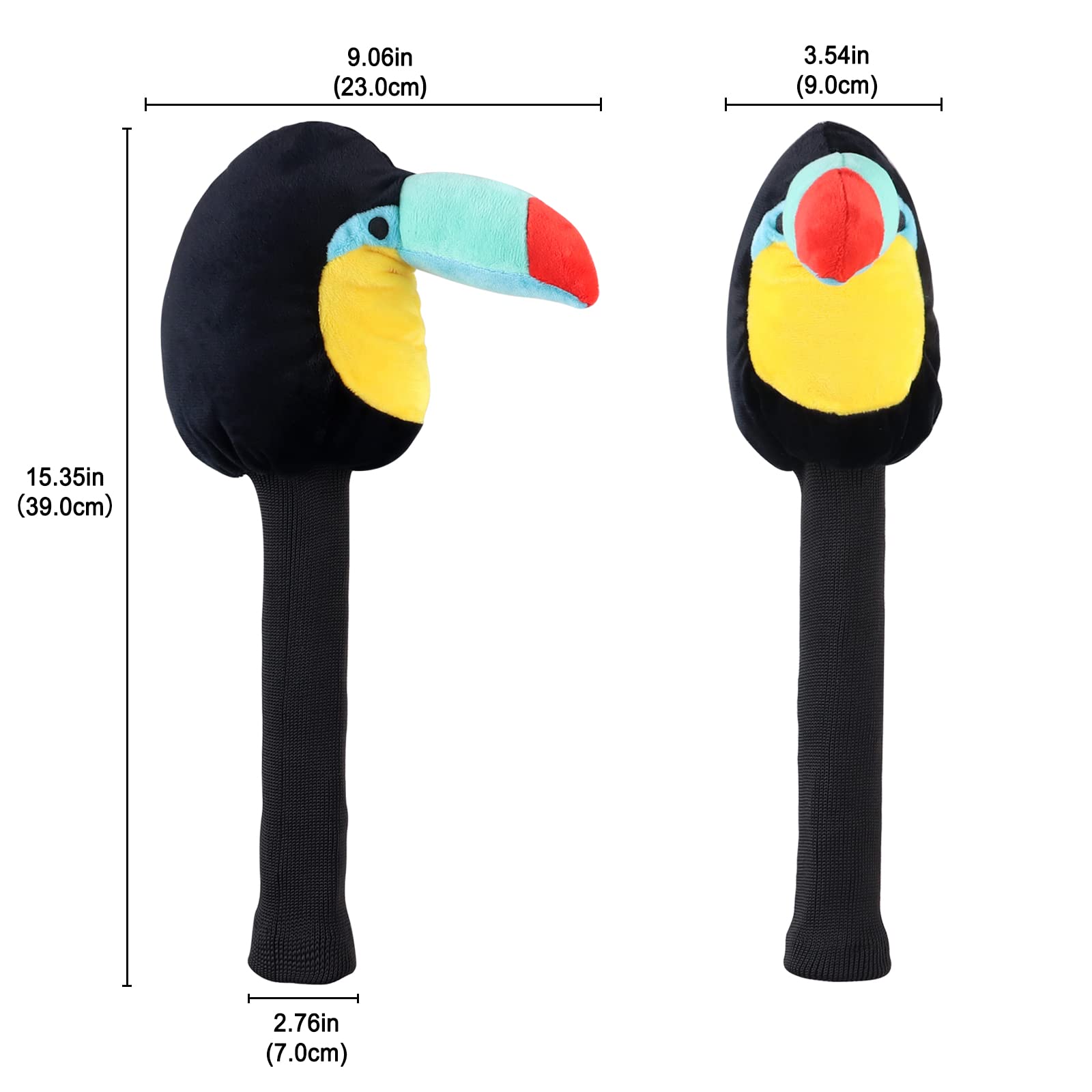 CRAFTSMAN GOLF Toucan Bird Plush Golf Club Hybrid Rescue Headcover