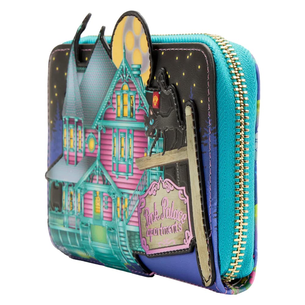 Loungefly Laika Coraline Glow-in-the-Dark House Zip Around Wallet