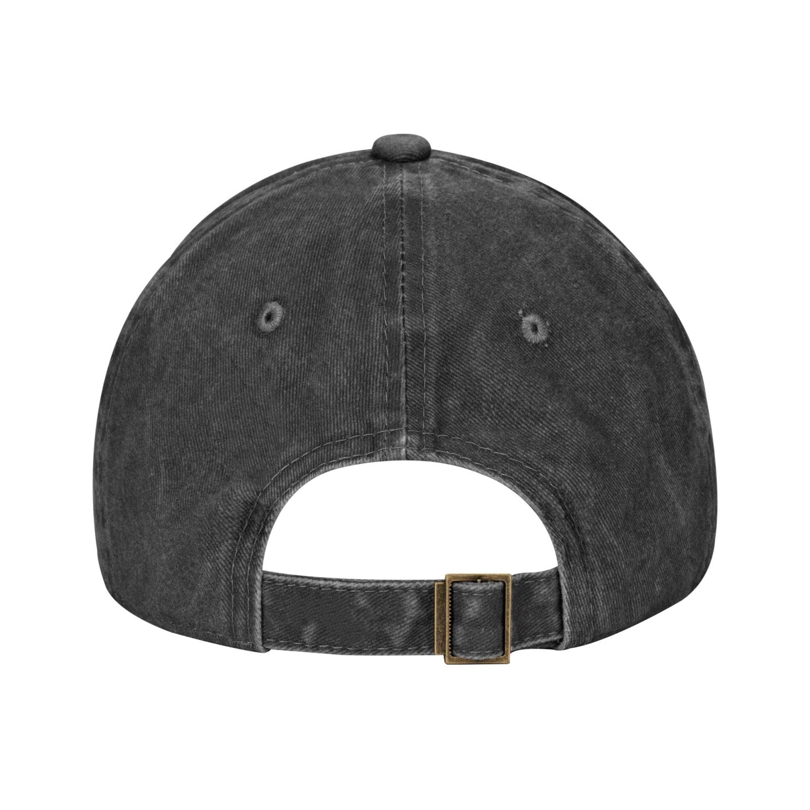 Vintage Rock Climbing Mountain Climber Cotton Baseball Cap Adjustable Washed Twill Low Profile Dad Hat for Men Women Black