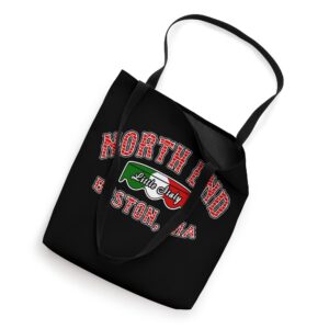 North End Little Italy Boston MA Italian Flag Tote Bag