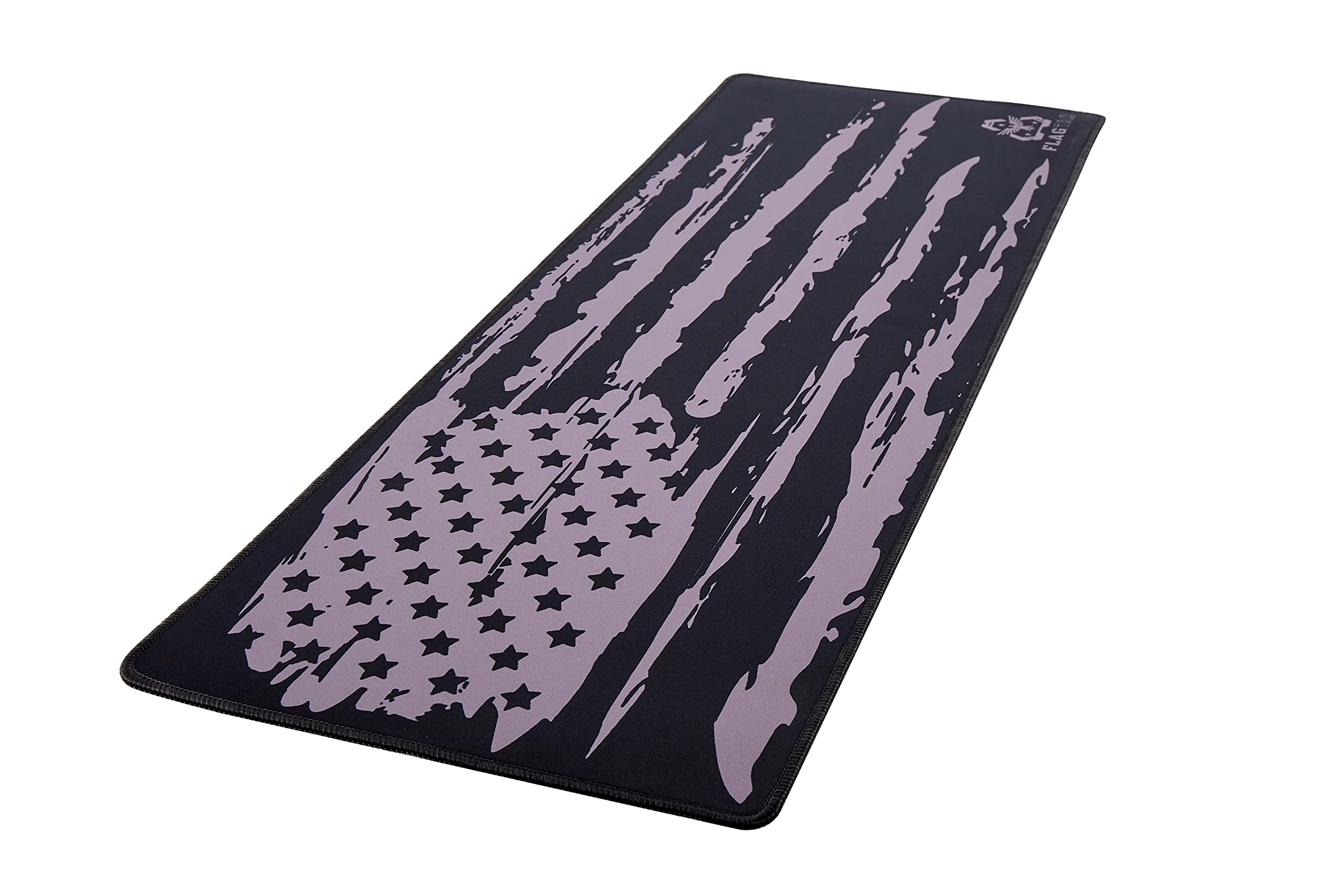 FlagTac Gun Cleaning Mat 12"x36" for Long Rifle, Pistol & Shotgun. Oil-Resistant, Waterproof, Durable, Protects Surfaces, & Non-Slip Repair Mat. Keyboard Gaming Mat