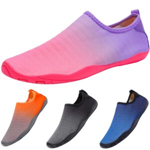 yyxms lightweight comfortable water shoes for men women barefoot quick dry aqua shoes outdoor beach shoes for diving walking boating swimming surfing yoga