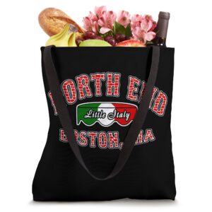 North End Little Italy Boston MA Italian Flag Tote Bag