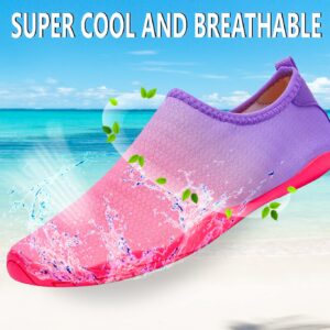 YYXMS Lightweight Comfortable Water Shoes for Men Women Barefoot Quick Dry Aqua Shoes Outdoor Beach Shoes for Diving Walking Boating Swimming Surfing Yoga