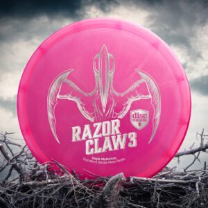 Discmania Eagle McMahon Meta Tactic Razor Claw 3– Utility Disc, Overstable and Reliable Disc Golf Disc 173-176g