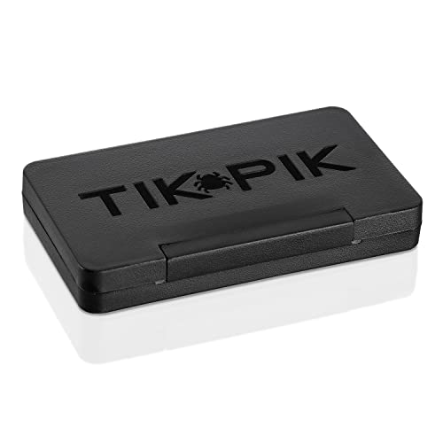 TIK PIK 6-Pack Guitar Picks for Acoustic & Bass Guitars | As Seen On Shark Tank | Black Medium Gauge 0.71mm