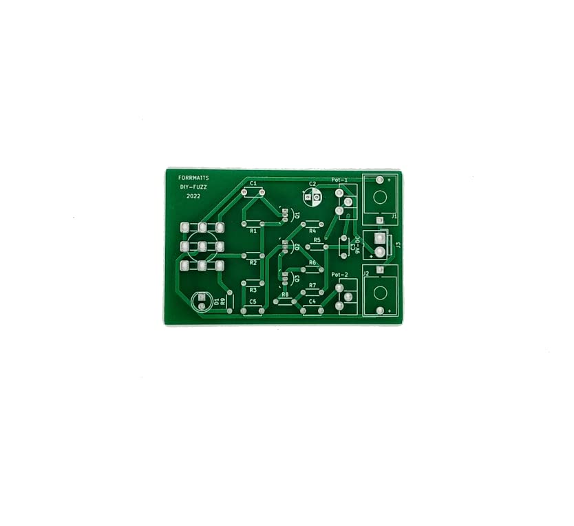 DIY Guitar/Bass Effects Pedal Customizable Circuit Boards (Fuzz Green)