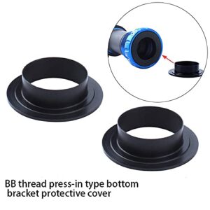 4Pcs Bicycle Axis Bottom Bracket Medium Shaft Protection Cup Cover Mountain Road Bike Bicycle Parts