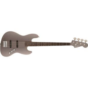 Fender 4 String Bass Guitar, with 2-Year Warranty, Right, Dolphin Gray (0252500343)