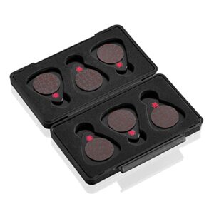 tik pik 6-pack guitar picks for acoustic & bass guitars | as seen on shark tank | black medium gauge 0.71mm