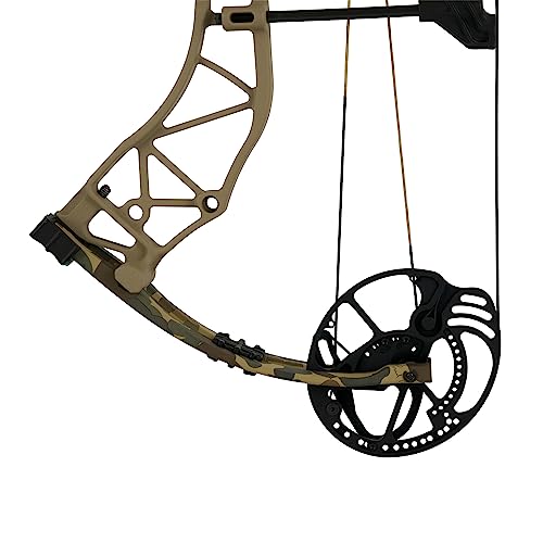 Bear Archery ADAPT Adult Compound Bow Package Designed by The Hunting Public, 70 lb. Draw Weight, Right Hand, Throwback Tan