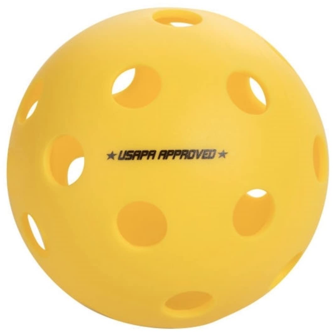 Onix Popular Fuse Indoor Pickleball Balls are Ready to Play Immediately Out of The Box - The Balls Offer Superior Balance and a consistent Feel. 6 Pack – Yellow – Pickleball Marketplace