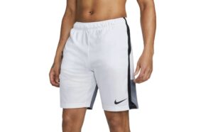 nike men's hybrid 9" training shorts (white/grey/black) size xl