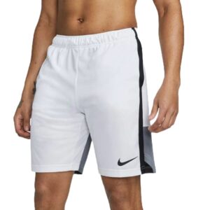 Nike Men's Hybrid 9" Training Shorts (White/Grey/Black) Size XL