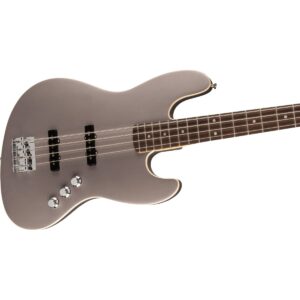 Fender 4 String Bass Guitar, with 2-Year Warranty, Right, Dolphin Gray (0252500343)