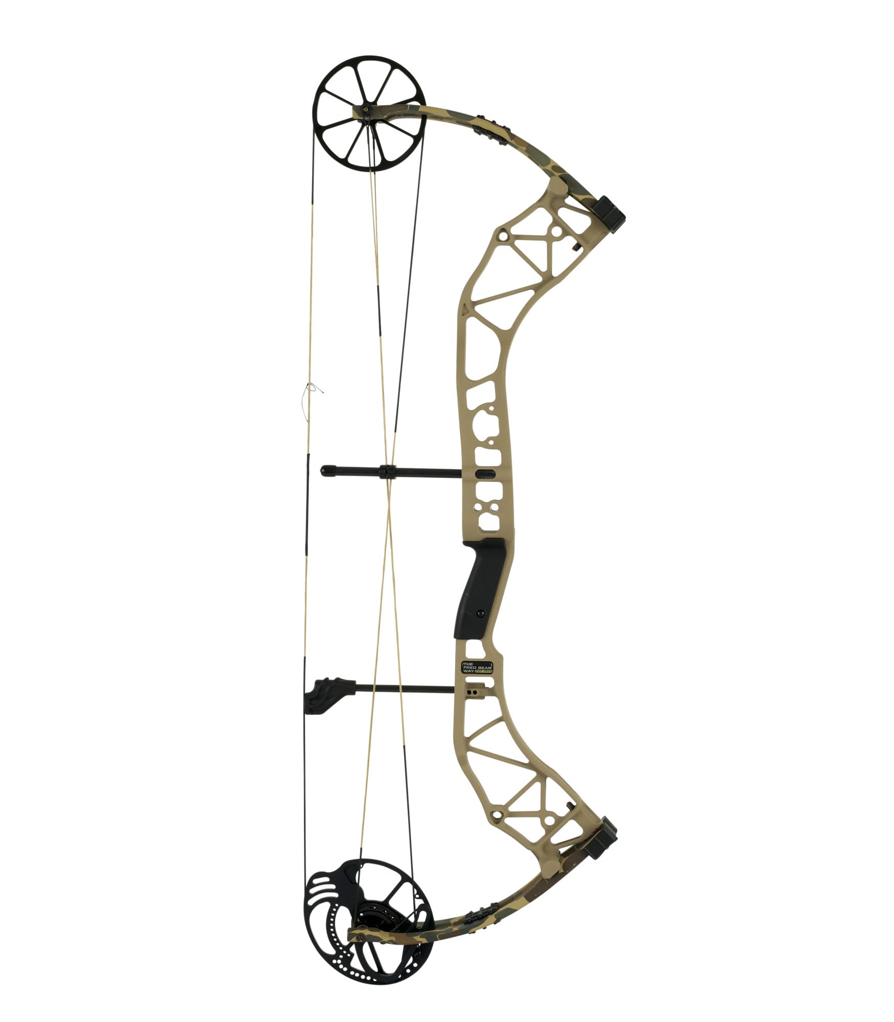 Bear Archery ADAPT Adult Compound Bow Package Designed by The Hunting Public, 70 lb. Draw Weight, Right Hand, Throwback Tan