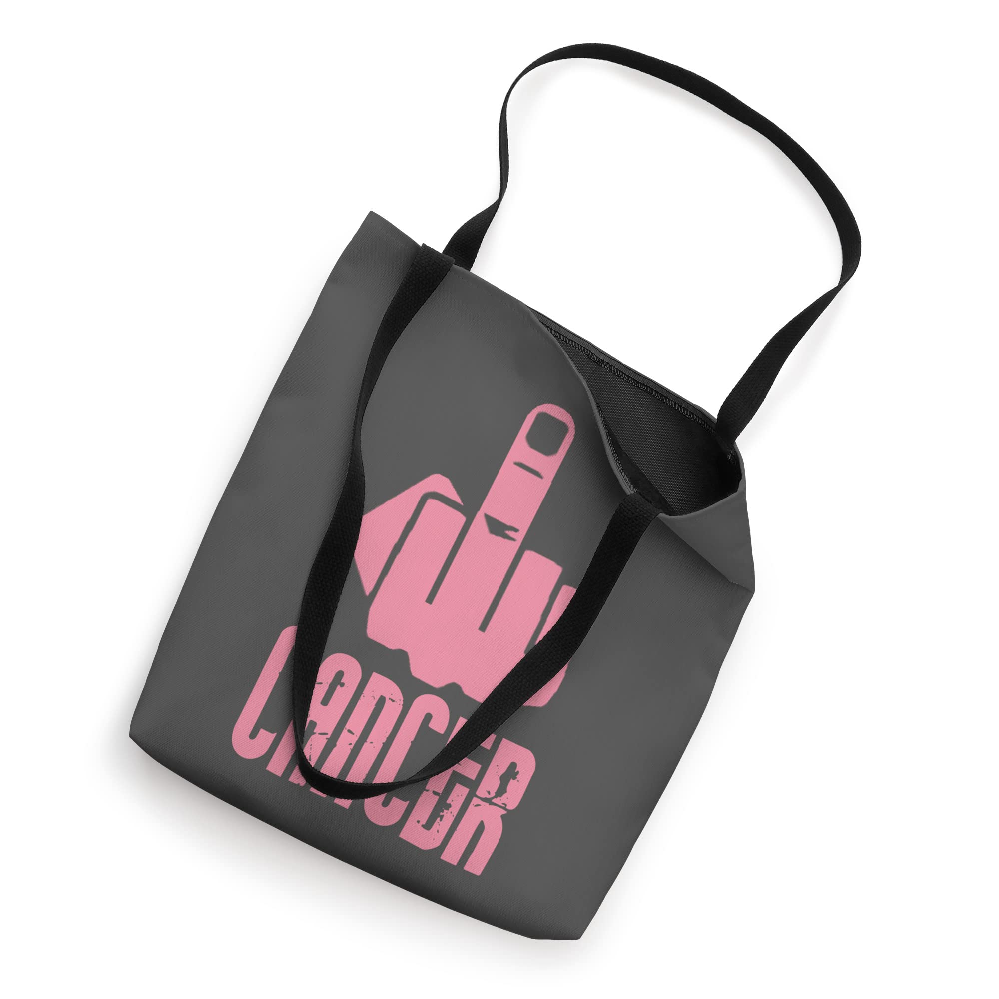 Fuck Cancer Middle Finger - PINK Tote Bag