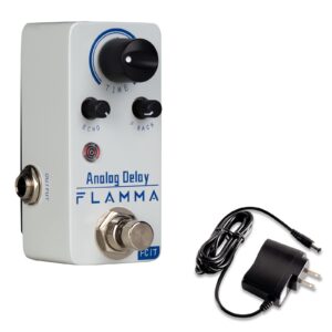 flamma fc17 delay pedal with 9v 300ma power supply