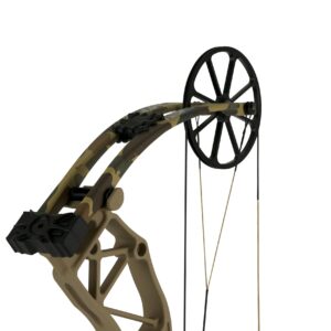 Bear Archery ADAPT Adult Compound Bow Package Designed by The Hunting Public, 70 lb. Draw Weight, Right Hand, Throwback Tan