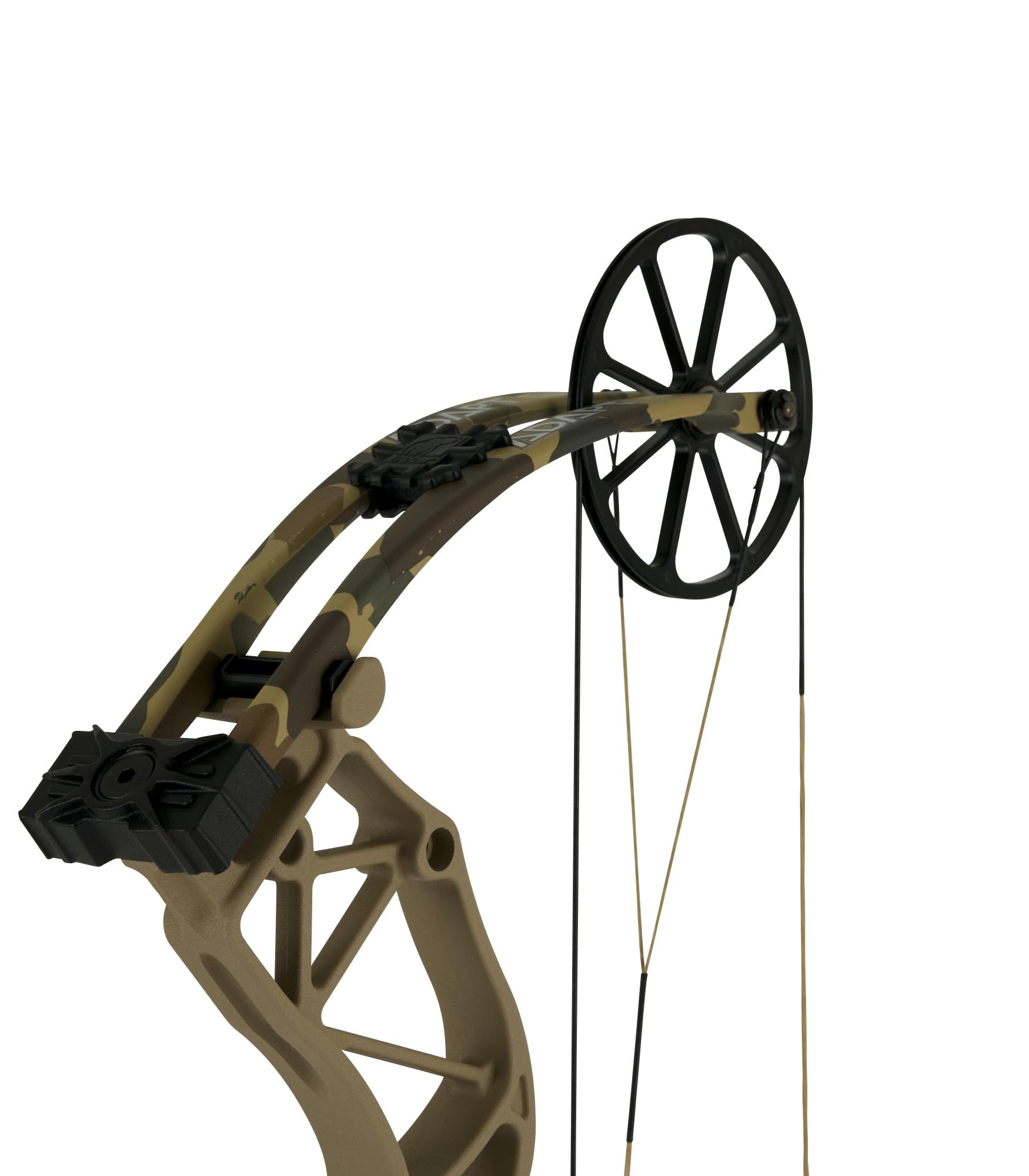 Bear Archery ADAPT Adult Compound Bow Package Designed by The Hunting Public, 70 lb. Draw Weight, Right Hand, Throwback Tan