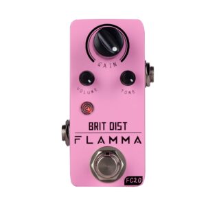 FLAMMA FC20 Distortion Pedal with 9V 300mA Power Supply