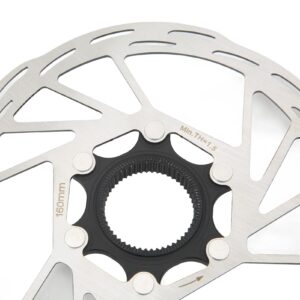 Bike Disc Brake Rotor, 160mm Central Lock Design Disc Brake Rotor for Mountain Bike Accessories