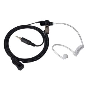 TWAYRDIO Walkie Talkie Earpiece for Yaesu VX-6R VX-7R FT-270R, Two Way Radio Headset with Mic and Clear Acoustic Coil Tube for Standard Horizon HX210 HX370s HX380 HX40 HX400 HX870 HX890 Handheld Radio