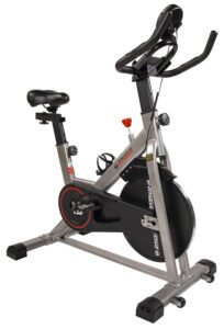 hulkfit balancefrom indoor cycling bike stationay bike - cycle bike with ipad mount & comfortable seat cushion