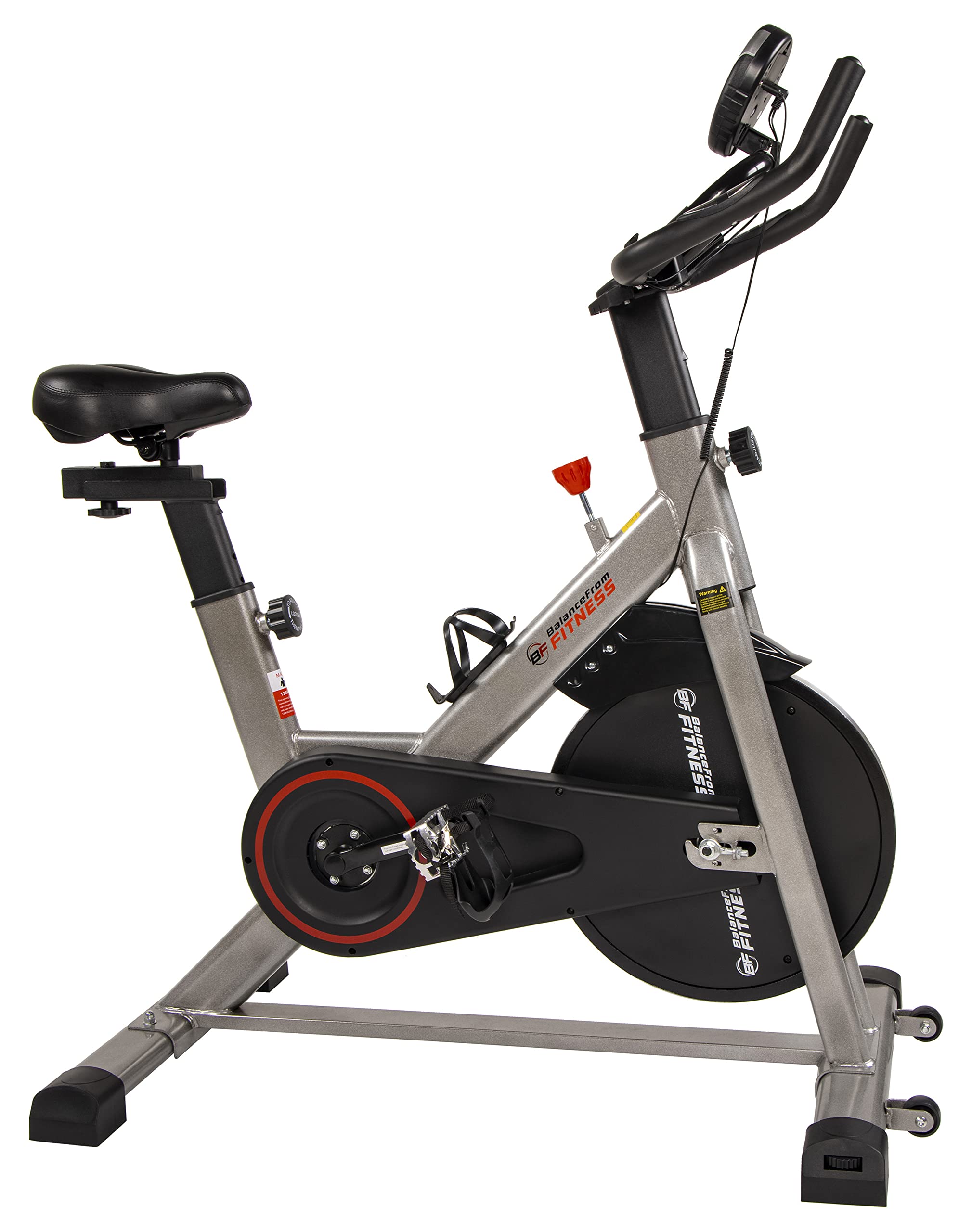 HulkFit BalanceFrom Indoor Cycling Bike Stationay Bike - Cycle Bike with Ipad Mount & Comfortable Seat Cushion