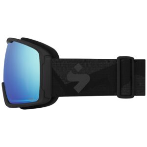 Sweet Protection Clockwork RIG Reflect Goggles - UV Protection, Anti-Fog, and Interchangeable Lens, RIG Aquamarine/Matte Crystal Black/Black Peaks, one Size