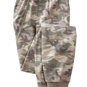 KingSize Men's Big & Tall Heavyweight Thermal Pants - 4XL, Grey Camo