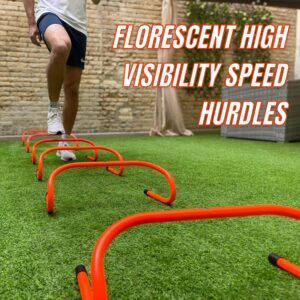 Direct Agility Speed Training Agility Hurdles for Athletes - 6-Pack - Speed and Agility Training Equipment for Soccer Basketball Football Hurdle Training