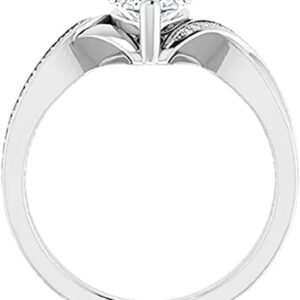 Moissanite World Antique Handmade Marquise Cut 2.00CT Moissanite Engagement Ring/Moissanite Wedding Ring/Moissanite Bridal Ring Set 925 Sterling Silver (8)