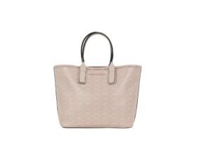 michael michael kors jodie small jacquard tote bag, powder blush