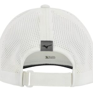 Mizuno Tour Vent Adjustable Hat | White-Black | Unisex | ONE Size FITS All (ONE)