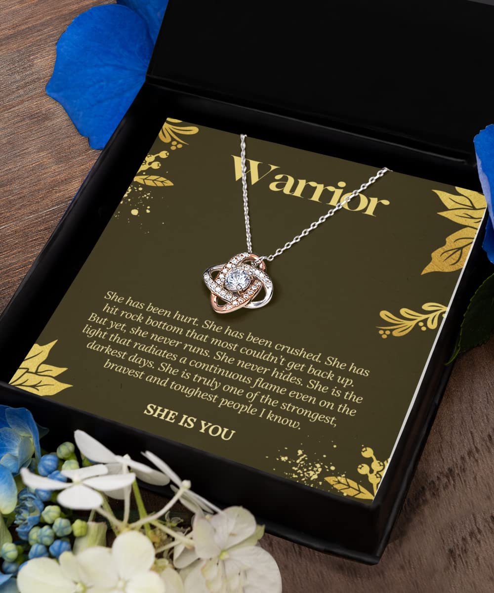 Meaningful Necklaces for Women, Inspirational Gifts for Women, Encouragement Gifts for Women, Cheer Up Gifts for Women, Strong Woman Gifts for Women, Gold Plated, Cubic Zirconia