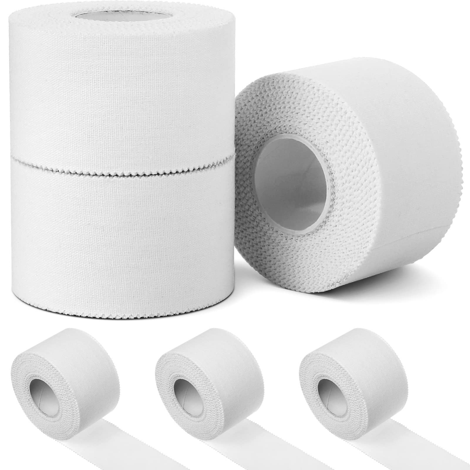 FOMIYES 6 Rolls Tape Athletic Tape pre wrap Gymnastics Tape Trans Tape Wrap Athletic Tape for Ankle Fabric Tape Athletic Tapes Wraps Joint Tape Knee Tape Hockey Cotton Seam