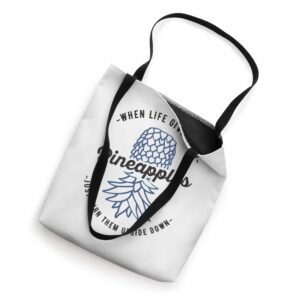 Upside Down Pineapple Swinger Lifestyle Tote Bag