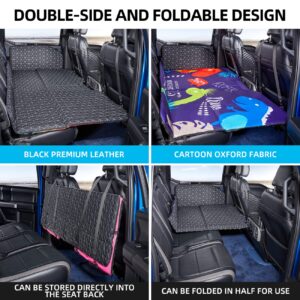 ABE Dog Back Seat Extender for Truck,Truck Dog Seat Cover Back Seat,Non Inflatable Truck Bed Mattress,Dog Hammock for Truck,Dog Bed for Truck,Pet Seat Covers for F150/RAM1500/Silverado