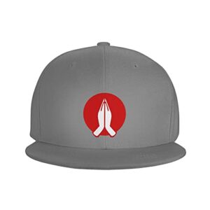 fgsivsw Namaste-Keyword-Tool-Food-Yoga Men Women Baseball Hat Flat Bill Hip Pop Summer Dad Hats Sunhat Gray